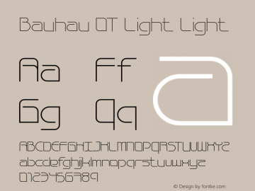 Bauhau OT Light