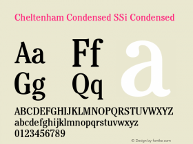 Cheltenham Condensed SSi