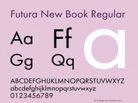 Futura New Book