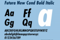 Futura New Cond Bold