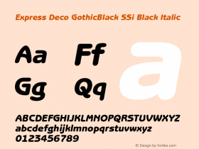 Express Deco GothicBlack SSi