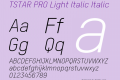 TSTAR PRO Light Italic