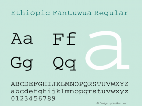 Ethiopic Fantuwua