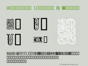 Ornamental Initials U