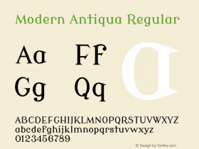 Modern Antiqua