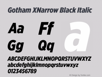 Gotham Narrow-black-Font Family Search-Fontke.com