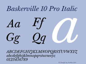 Baskerville 10 Pro