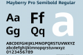 Mayberry Pro Semibold