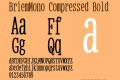 BriemMono Compressed