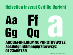 Helvetica Inserat Cyrillic