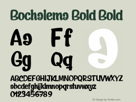 Bochalema Bold