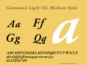 Garamond Light SSi