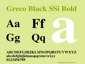 Greco Black SSi