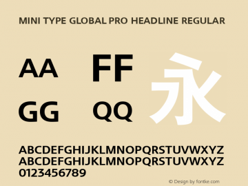 MINI Type Global Pro Headline