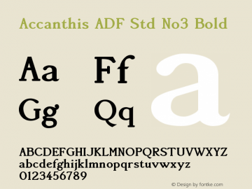 Accanthis ADF Std No3