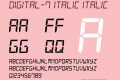 Digital-7 Italic