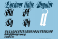 Lycaner italic