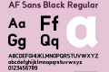 AF Sans Black