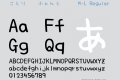 ことり文字ふぉんとM-L
