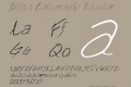 Biffe's Calligraphy