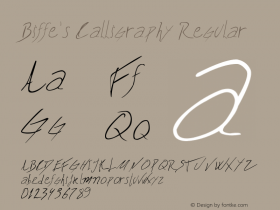 Biffe's Calligraphy