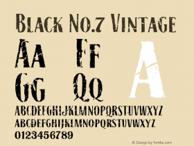 Black No.7