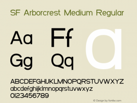 SF Arborcrest Medium