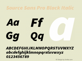 Source Sans Pro Black