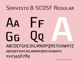 Sophisto B-SCOSF