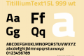 TitilliumText15L