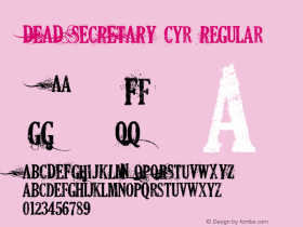 DEAD SECRETARY Cyr