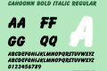 Cahoonn Bold Italic