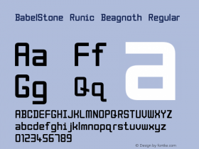 BabelStone Runic Beagnoth
