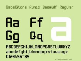 BabelStone Runic Beowulf