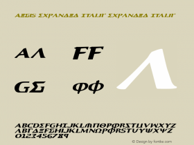 Aegis Expanded Italic