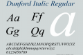 Dunford Italic