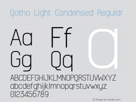 Qotho Light Condensed