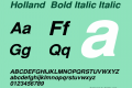 Holland Bold Italic