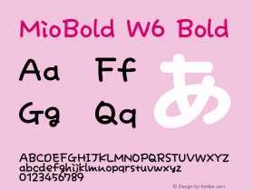 MioBold W6