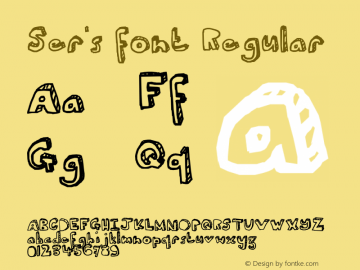 Ser's font