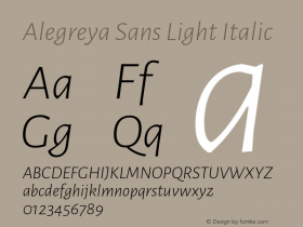 Alegreya Sans Light