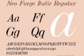 Neo Forge Italic