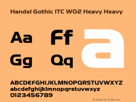 Handel Gothic ITC Heavy