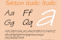 Tekton italic