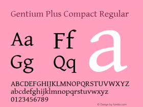 Gentium Plus Compact