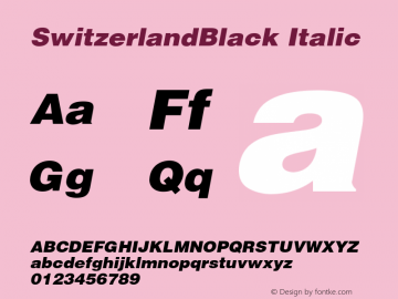 SwitzerlandBlack