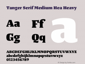 Tanger Serif Medium Hea