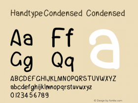 HandtypeCondensed