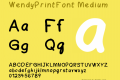 WendyPrintFont