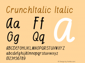 CrunchItalic